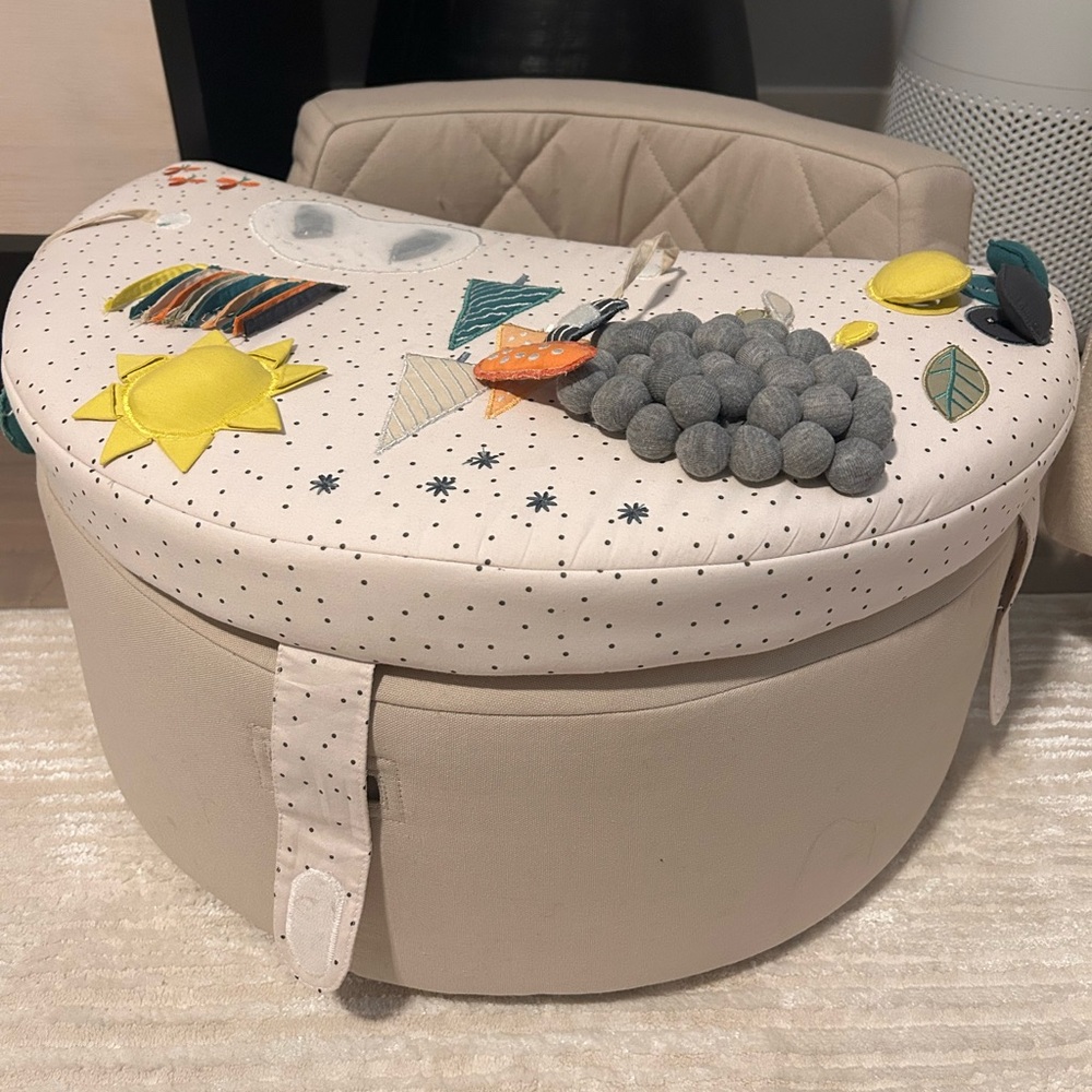 Like New Crate&Barrel Beige Kids Activity Center